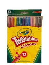 Crayola Twistables Coloured Pencils 12 Pack Brand New