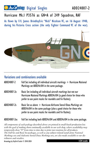 Aviaeology add24007 24 - aviaeology, add24007-2x
