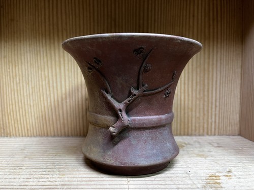 Old japanese bonsai pot - old,