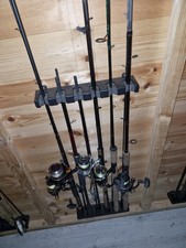 Wall mounted fishing rod - wall,