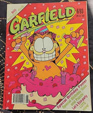 Vintage Retro Garfield Comic