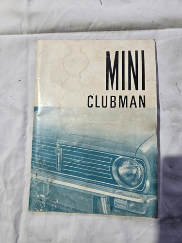 Mini clubman book - mini,