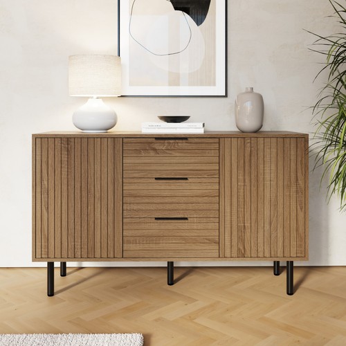 Nervata sideboard oak - nervata, console