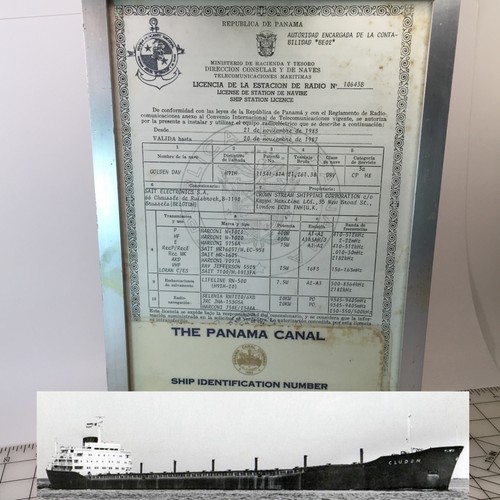1983 panama canal ship radio - canal,