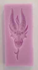 PENDANT SIZE DRAGON HEAD SILICONE MOULD FOR RESIN, CLAY, CAKE TOPPERS & MORE