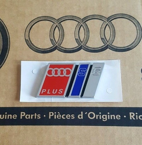 Audi genuine plus logo - s6,