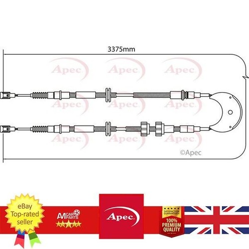 Hand brake cable - hand,