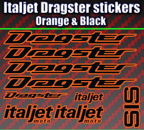Italjet dragster decals - italjet,