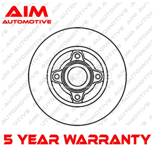 Brake disc rear aim fits - brake,