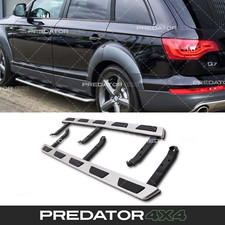 ALUMINIUM RUNNING BOARD SIDE STEPS FOOT RAILS SILLS FOR AUDI Q7 07-15