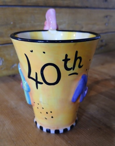 40th birthday ceramic - 40th,