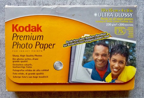 Kodak premium photo paper - kodak,