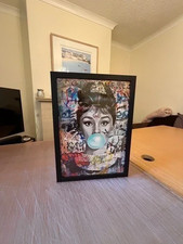 BANKSY STYLE AUDREY HEPBURN