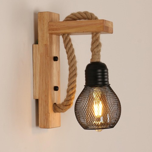 Pheashine wooden wall light - wooden,