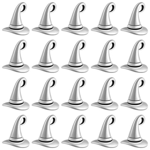 Silver alloy witch - hat, pendant