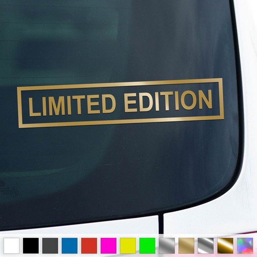 Limited edition sticker tuning - limited,