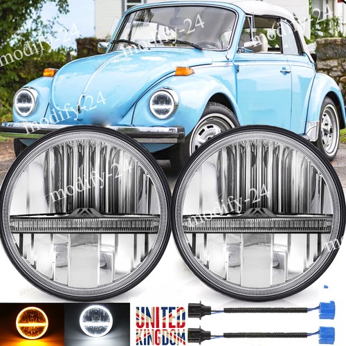 Pair led headlight - 7",