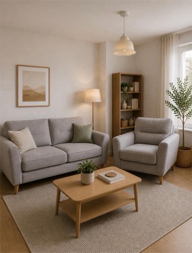 Dfs grey fabric sofa - dfs,