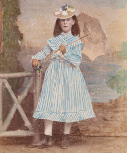 Victorian coloured cdv photo - victorian,
