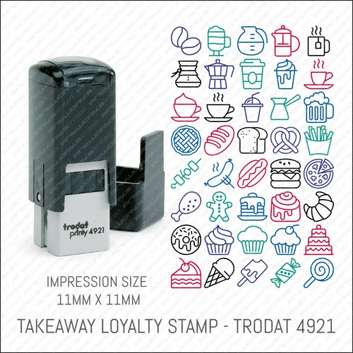Loyalty card stamp cafe - loyalty,