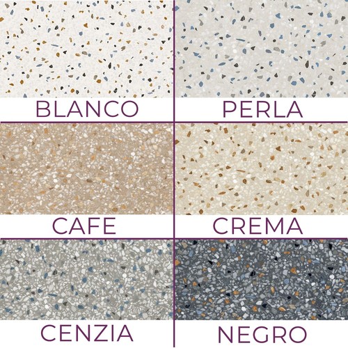 Terrazzo style porcelain - terrazzo, wall