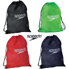 SPEEDO MESH EQUIPMENT SWIMMING BAG SWIMMING GYM WET KIT QUICK DRYING DRAWSTRING