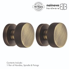 Knurled Door Mortice Knob on