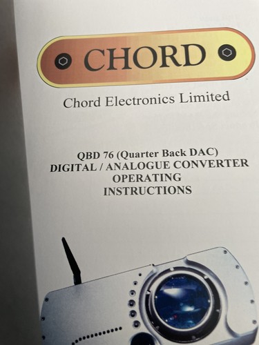 Chord electronics qbd dac - qbd,