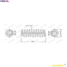 SUSPENSION SPRING SE3430 FOR