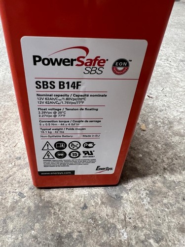 Enersys powersafe sbs b14f - enersys,