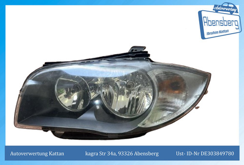 Gebr headlight left bmw 116i - gebr.,