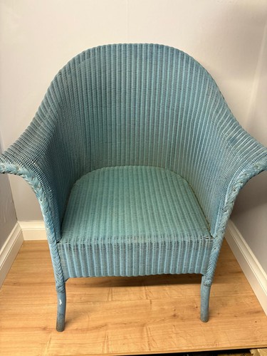 Vintage blue wicker - vintage,