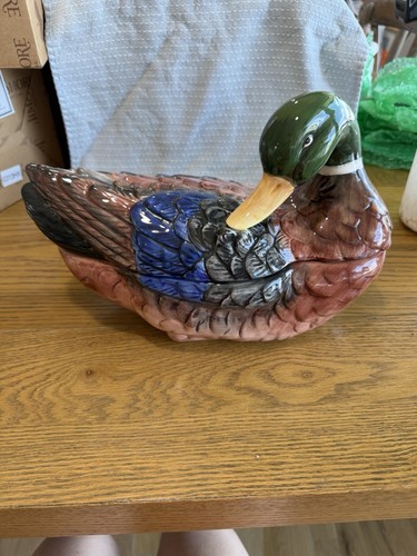 Spode harvest handpainted duck - harvest,