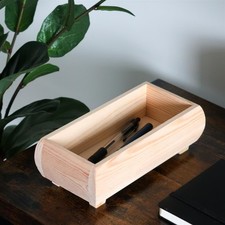Small Wooden Windowsill Flower