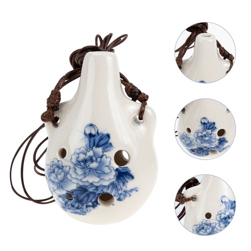 Ceramic hole alto ocarina - ceramic,