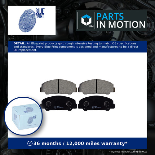 Brake pads set - pads, fits