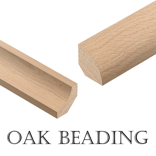 Solid oak floor - solid, beading