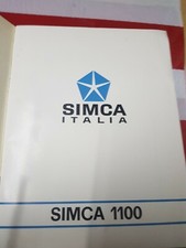 ORIGINAL SIMCA 1100 MANUAL