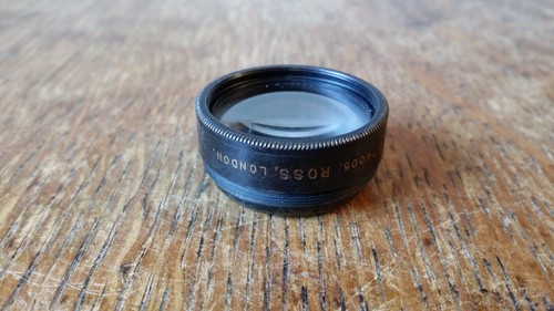 1912 antique brass lens ross - antique,