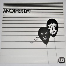 U2  Another Day / Twilight 7" CBS 45 Orange Label Vinyl Single UK RARE