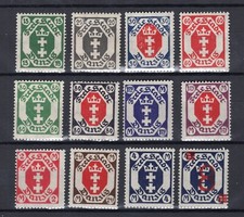 GERMANY DANZIG 1921-1922 VERY