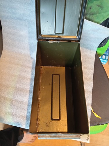 Metal ammo box - box, military