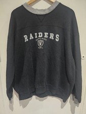 Vintage 90s Oakland Raiders NFL Jumper - 2XL - Excellent Used Condition