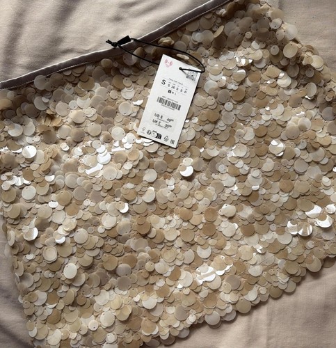 Zara sequinned short mini - zara,