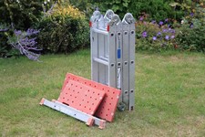 ABRU 10 Way Multi-Purpose Combination Ladder, Heavy Duty 150Kg Load Capacity