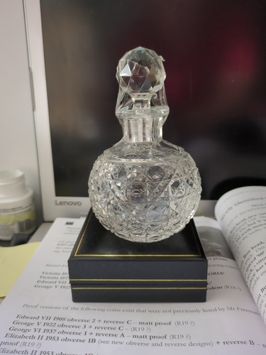 Crystal perfume bottle - crystal,