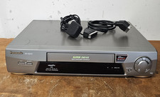 Panasonic NV-SJ210 B-S VHS Recorder Player VCR Super LP Playback NICAM No Remote