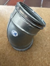 Spiral Duct Elbow Bend 100 Mm Diameter 45 Degree With Rubber Seals