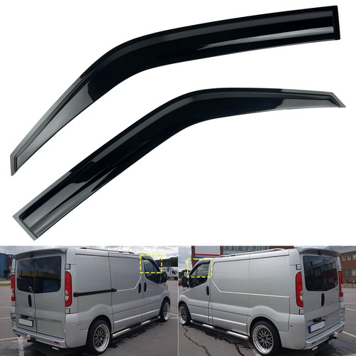 2pcs tinted wind deflectors - tinted,