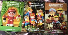 Jean Greenhowe Knitting Pattern Books Scarecrow Family Mac Clan Little Gift Doll